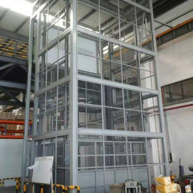 沈丘导轨式升降平台货梯